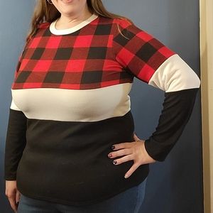 XL Plaid long sleeve shirt